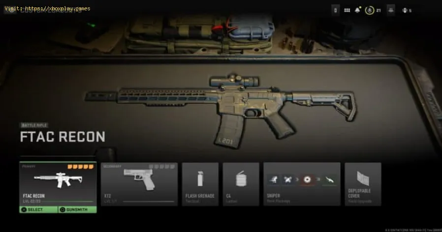 Mejor clase FTAC Recon Modern Warfare 2