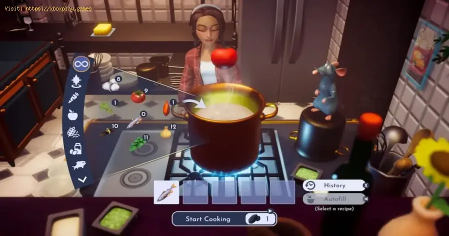 le ricette alimentari a 5 stelle in Disney Dreamlight Valley