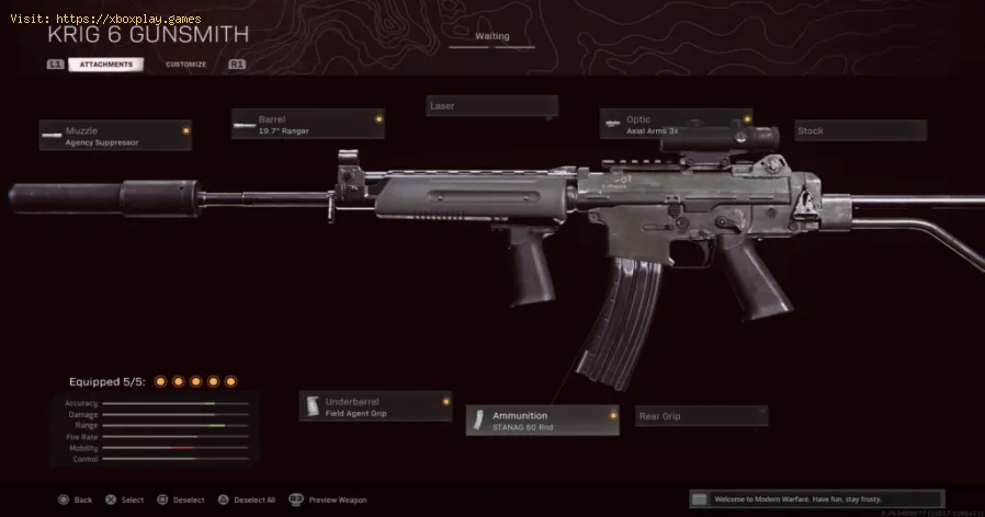 mejor clase Krig 6 Warzone temporada 5