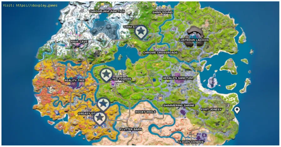 Onde encontrar baús de Star Wars em Fortnite