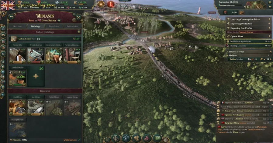 beheben, dass Chinin in Victoria 3 nicht funktioniert