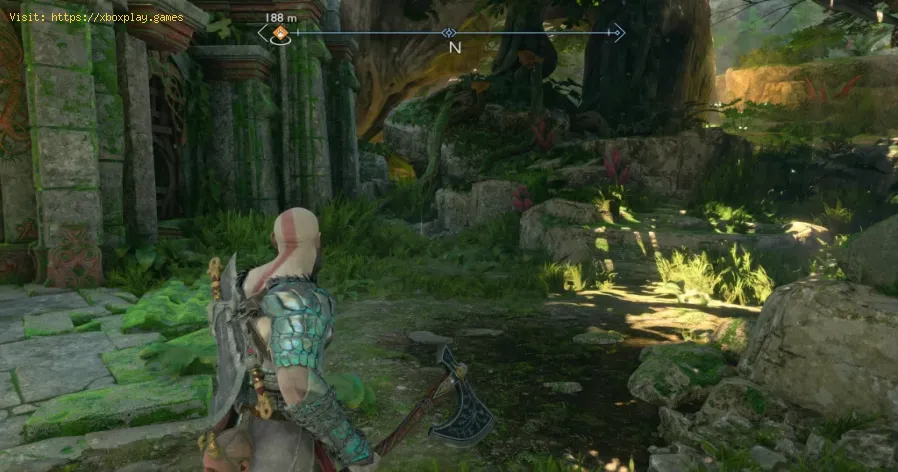 abra a porta no jardim de Noatun em God of War Ragnarok