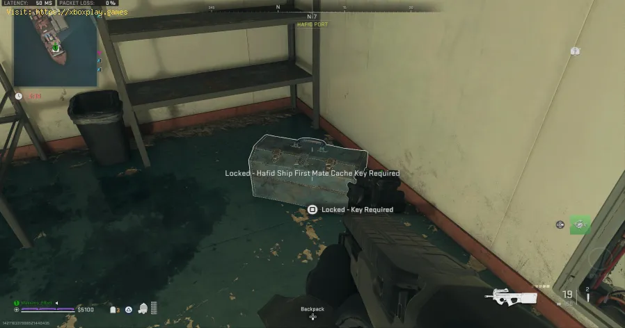 Hafid First Mate Ship Cache Posizione chiave in Warzone 2 DMZ