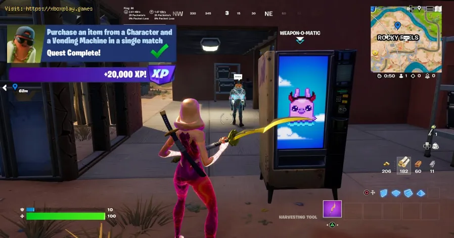 Fortnite: tous les distributeurs automatiques 