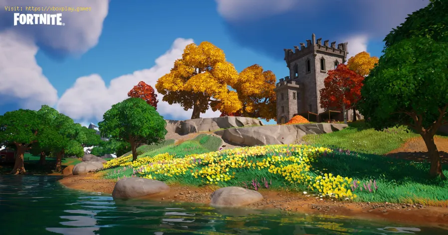 Ort der zerbrochenen Kacheln in Fortnite