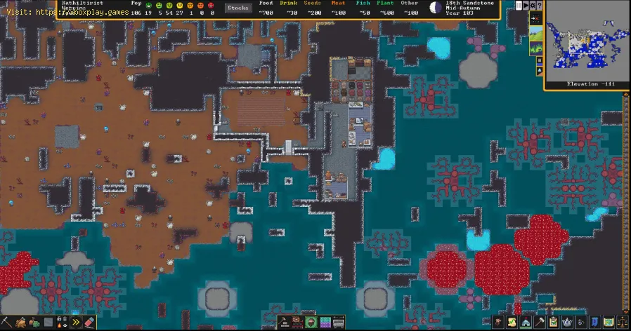 Comment construire des hôpitaux dans Dwarf Fortress