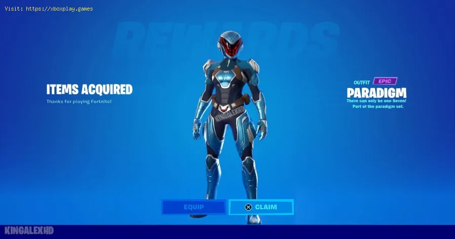 How to Get the Paradigm Skin in Fortnite