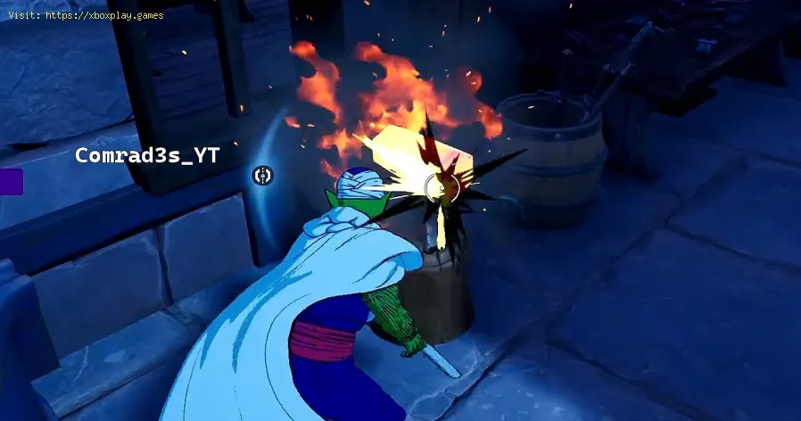 Where to place the alloy in a Forge Brazier in Fortnite