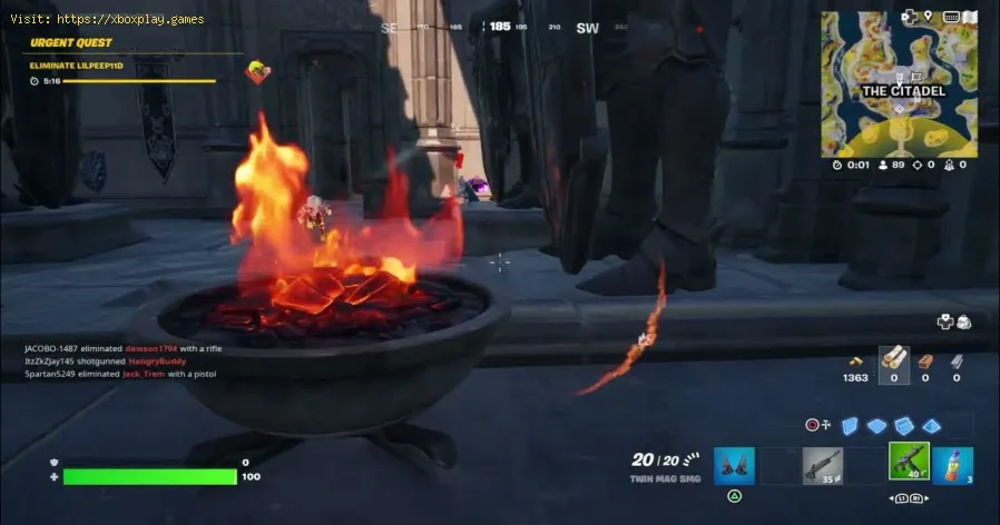 Como encontrar a sala do trono Fortnite