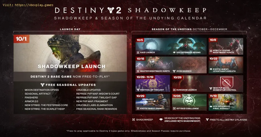 Destiny 2 Shadowkeep: correggere l'errore di Buffalo e Beaver