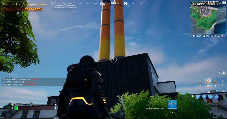 Wie kann man in Fortnite 3 Stockwerke in einen Busch fallen?