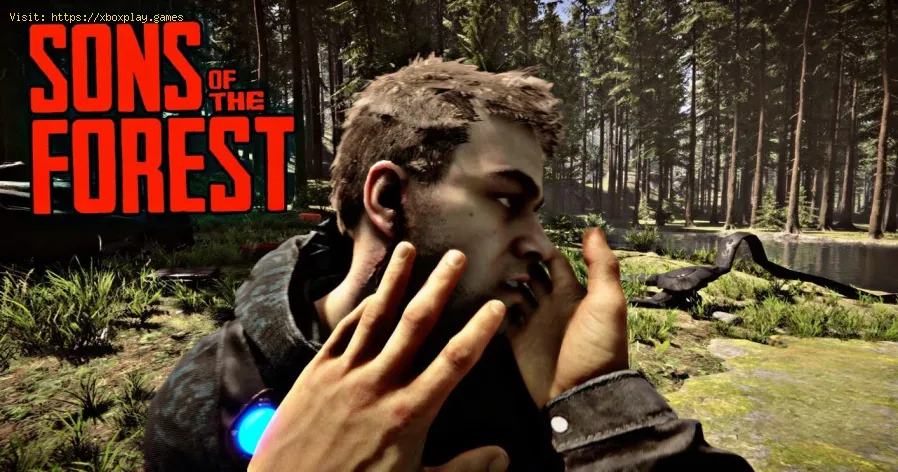 encontrar el silenciador de pistola en Sons of the Forest