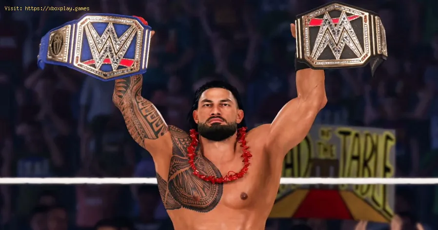 Activer l'option sang dans WWE 2K23