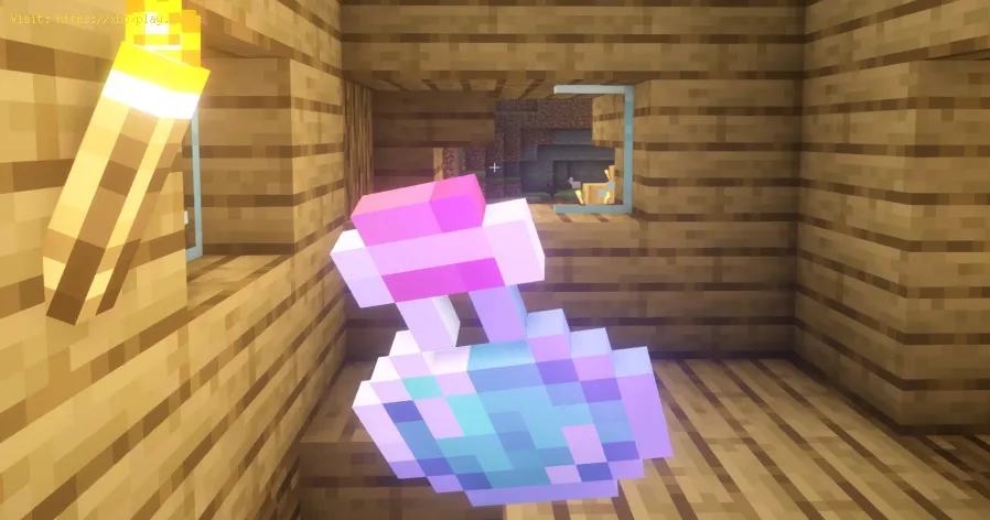crea una pozione a goccia lenta a Minecraft