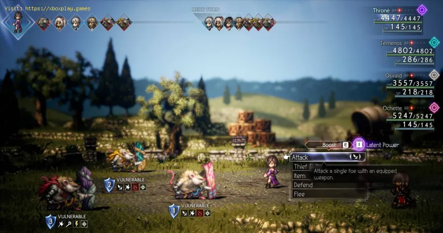 trova la gemma dei ladri in Octopath Traveler 2