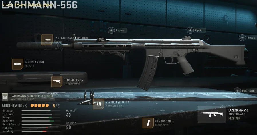 meilleure classe de Lachmann-556 pour Warzone 2 saison 3