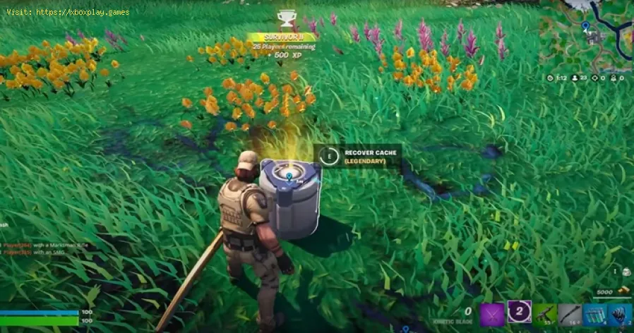 Wie finde ich einen Kampf-Cache in Fortnite?