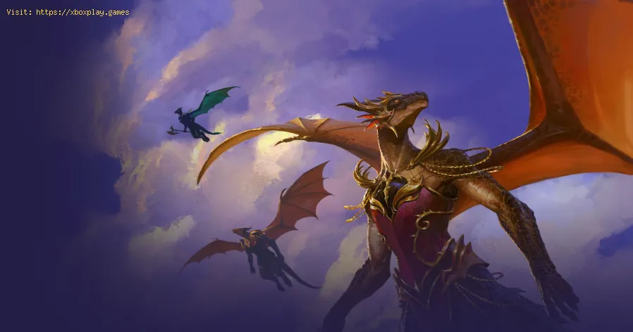 cavalcatura ippogrifo fiammeggiante in WoW Dragonflight