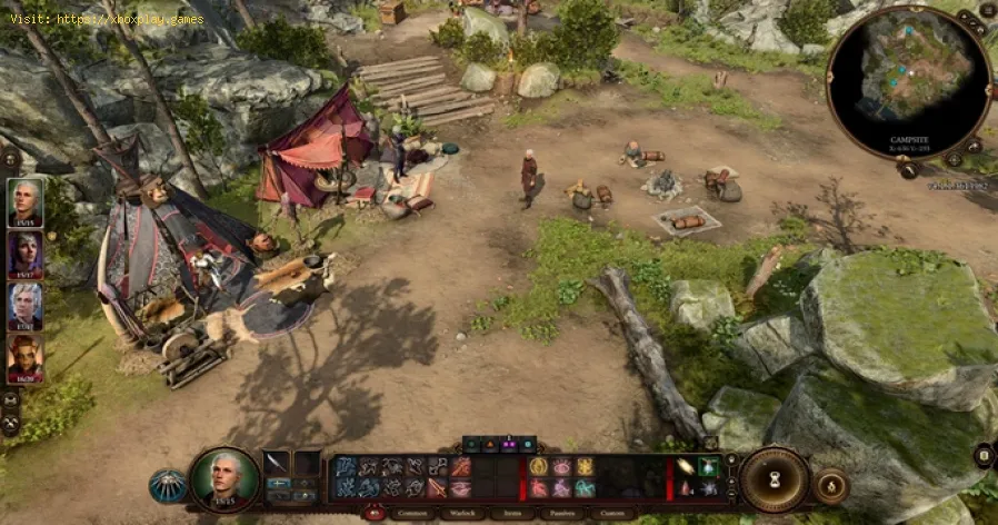 arreglar la cámara de Baldur's Gate 3 atascada