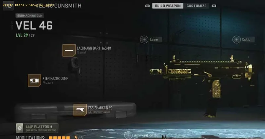 Mejor clase VEL 46 MP7 en MW2 Temporada 5