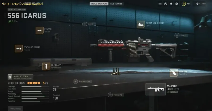 mejor clase de 556 Icarus en MW2 temporada 5