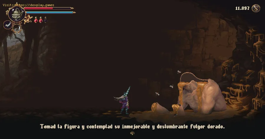 Zur Verwendung bei blauen Ketten in Blasphemous 2