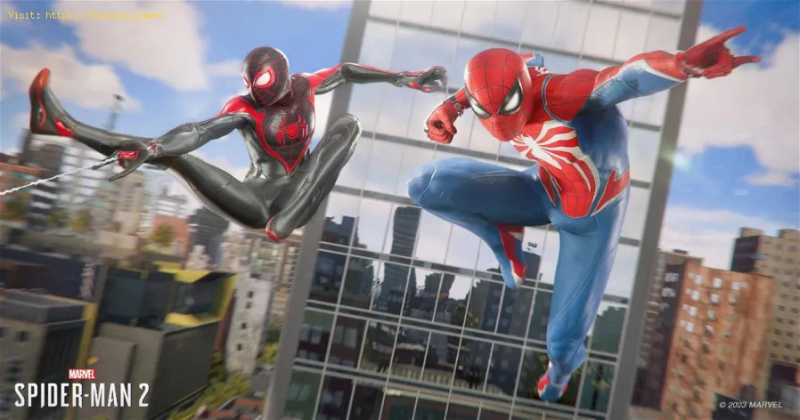 Spider-Man 2 inimigos presos nas paredes