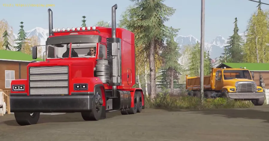 ativar o controle de cruzeiro em Alaskan Road Truckers