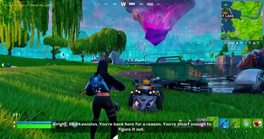 encontre Quadcrasher em Fortnite OG