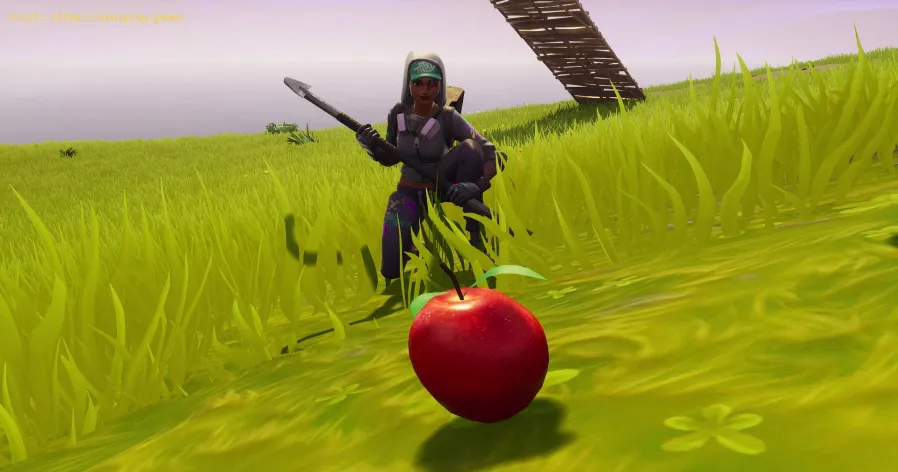 Fortnite: wo man Futteräpfel im Garten konsumiert