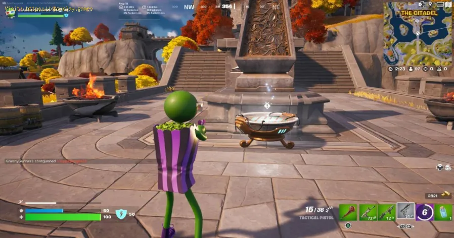 encontre chefes e medalhões da sociedade em Fortnite