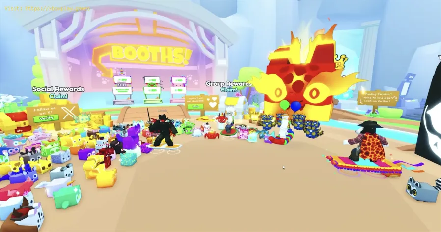 pescando no Roblox Pet Simulator 99