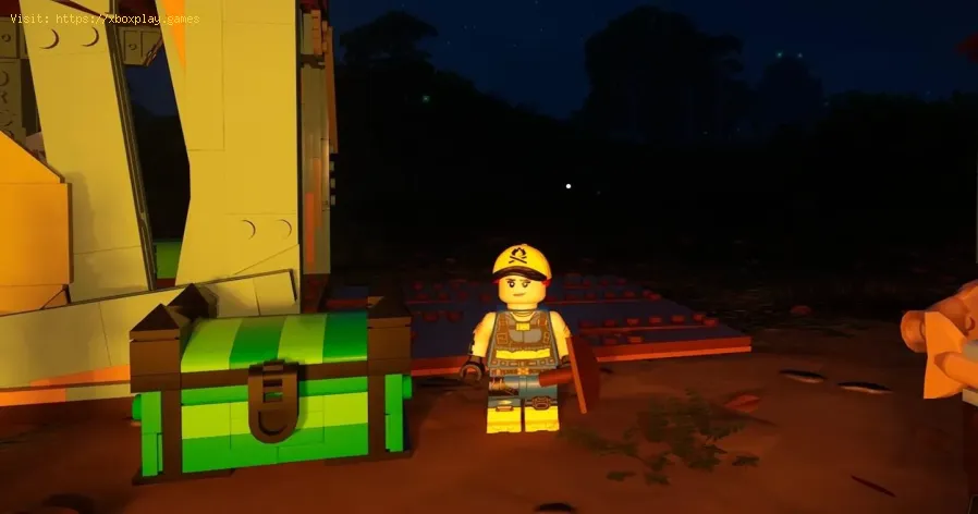 el mundo seleccionado de Lego Fortnite deshabilitado