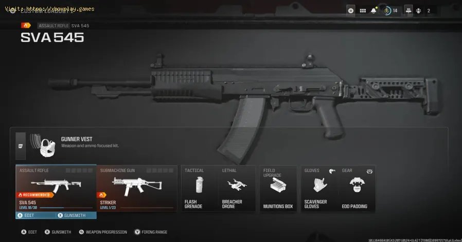 migliore classe SVA 545 nella stagione 1 di Warzone