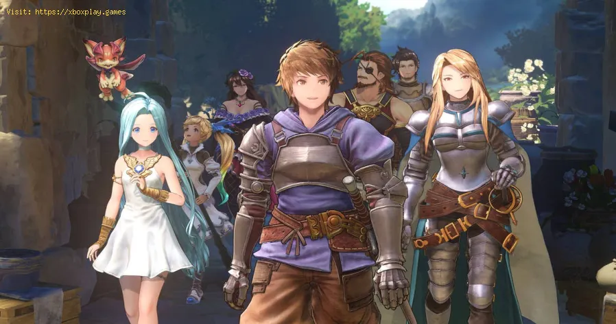 Congelamento de cena Granblue Fantasy Relink