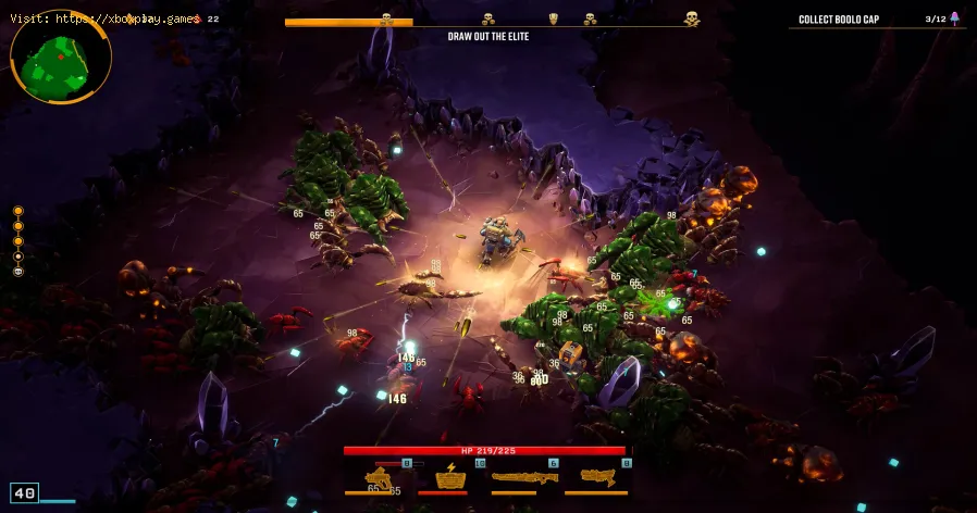 curar em Deep Rock Galactic Survivor