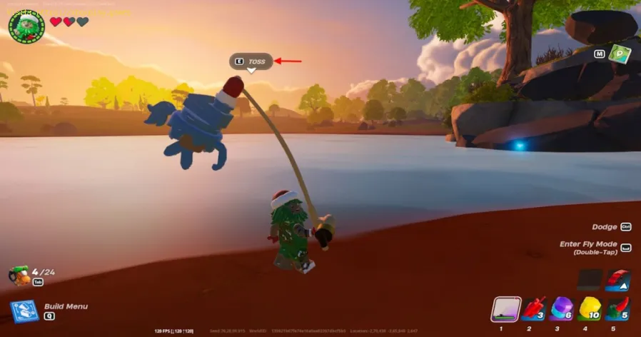 Trouver tous les poissons en LEGO Fortnite