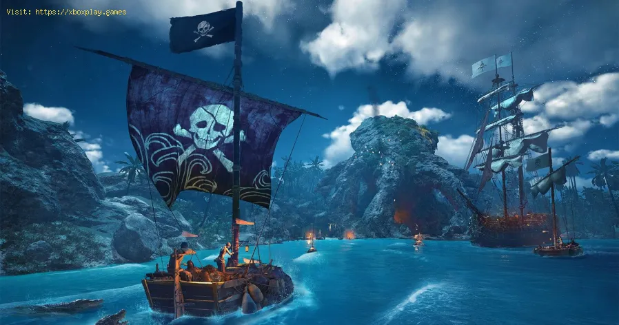 encontrar fuegos artificiales en Skull and Bones