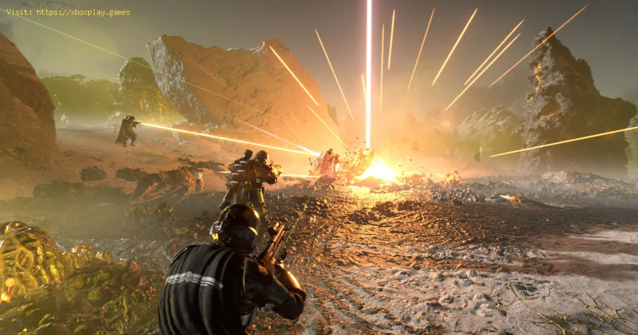 Helldivers 2: ping di nemici e obiettivi