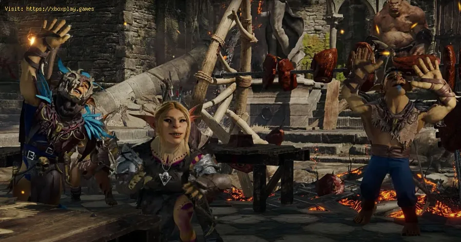escapar del campamento de duendes en BG3