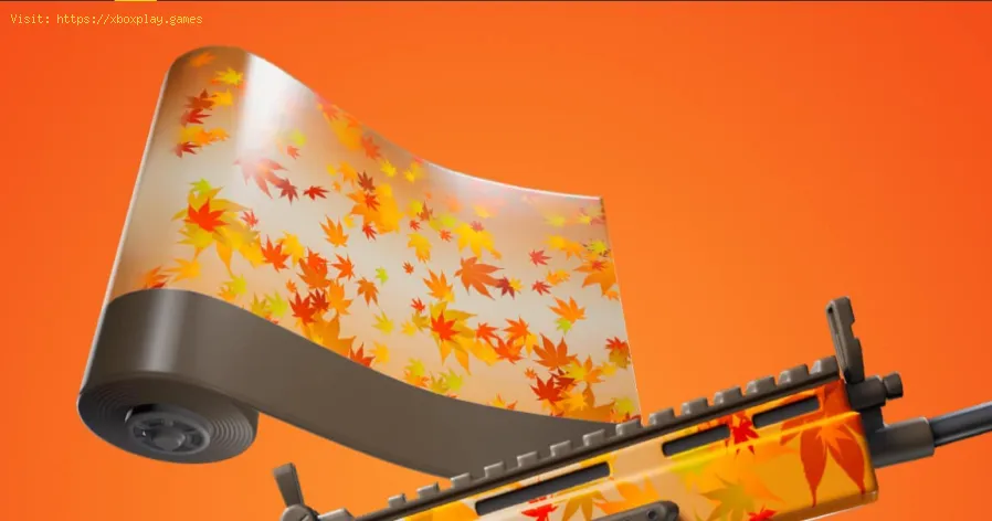 Fortnite: un enveloppement de feuilles d'automne