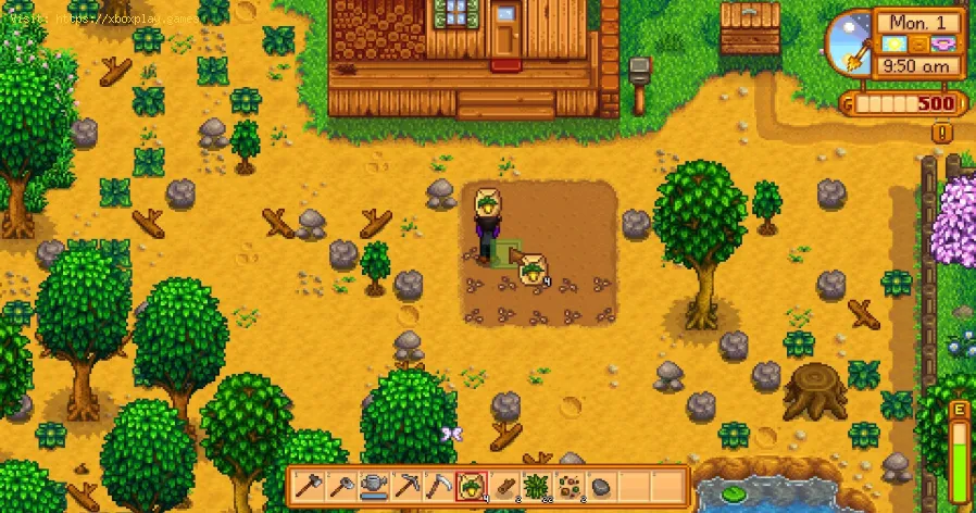 Stardew Valley : Emplacement du catalogue de déchets