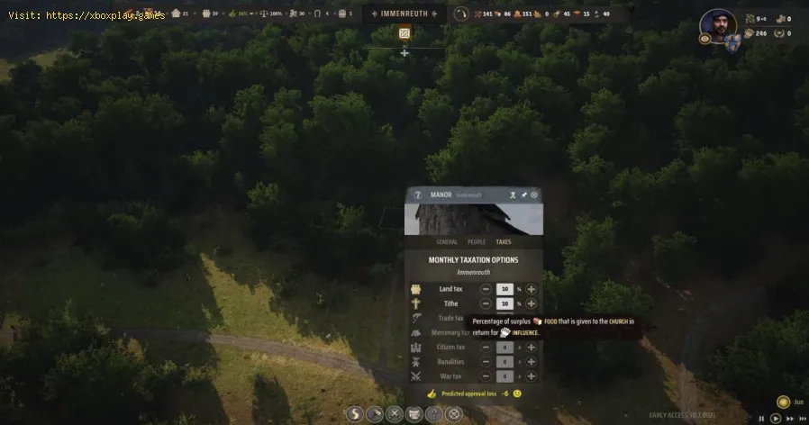 Get Influence in Manor Lords