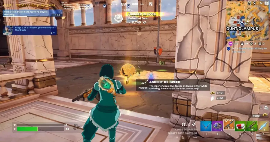 distance parcourue en volant avec Wings of Icarus Fortnite