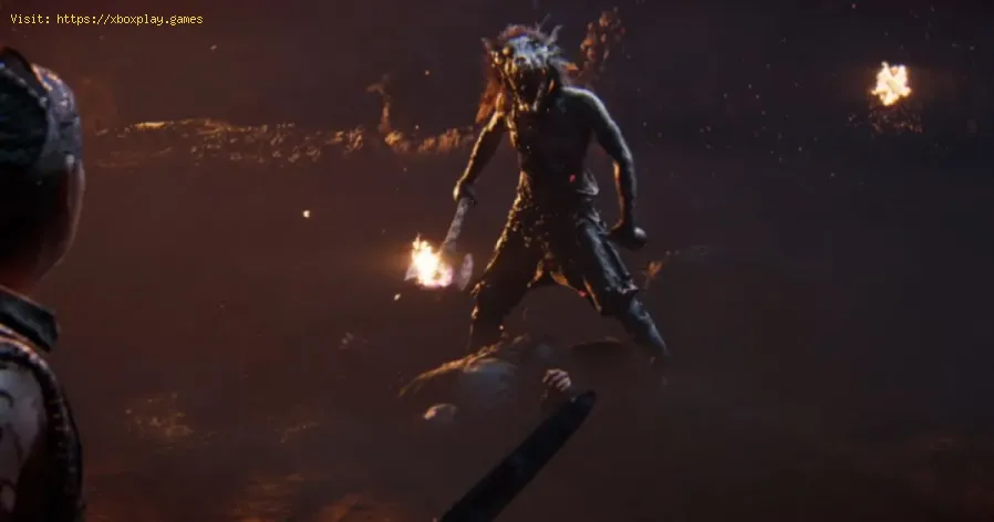 avoid the blowing fire in Senua’s Saga Hellblade 2