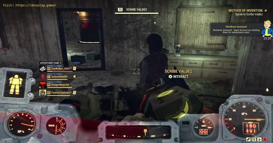 segue panorama em Fallout 76 - Controle guia definitivo