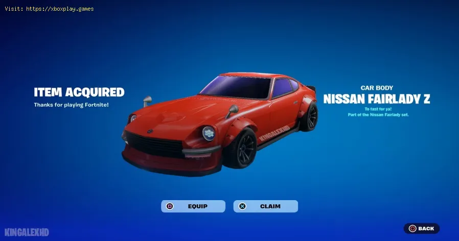 desbloquear la carrocería Backfire en Fortnite