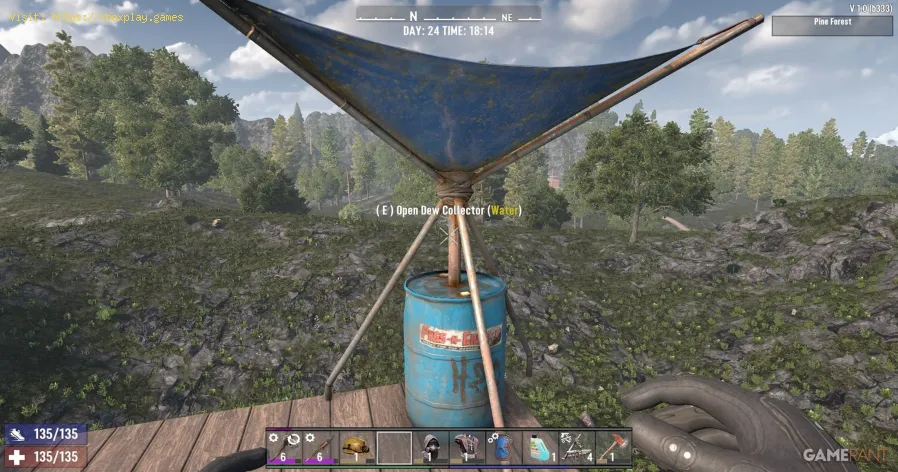7 Days To Die: Comment obtenir un filtre à eau