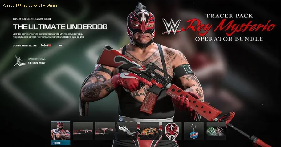 MW3 und Warzone: Rey Mysterio Tracer Pack