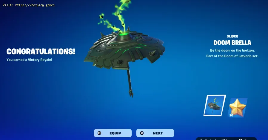 Fortnite: obtenha Victory Umbrella no Capítulo 5, Temporada 4